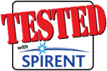 Tested with Spirent